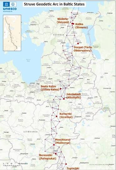 Struvės geodezinis lankas Lietuvoje: 3 UNESCO taškai ir Žemės matavimas